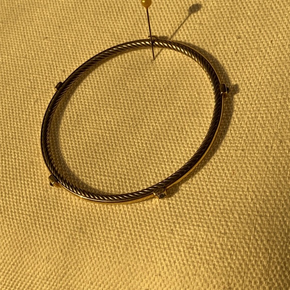 David Yurman 18k & .925 Twisted bracelet - Picture 6 of 10